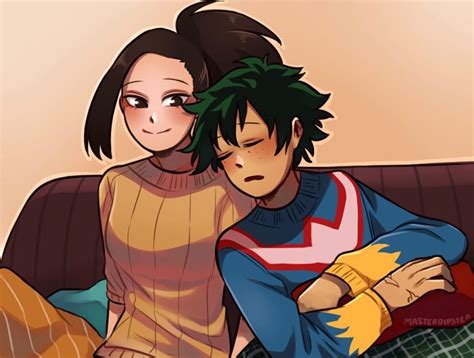 deku x momo|deku x his mom.